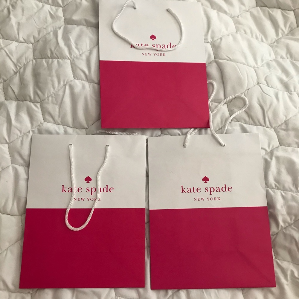 Kate Spade Shopping Bags Set of 3
